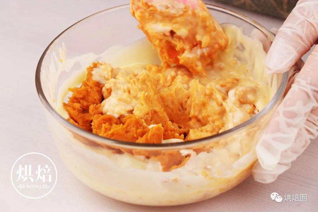無需打發迄今為止最好吃的紅薯蛋糕攪拌一下就成功