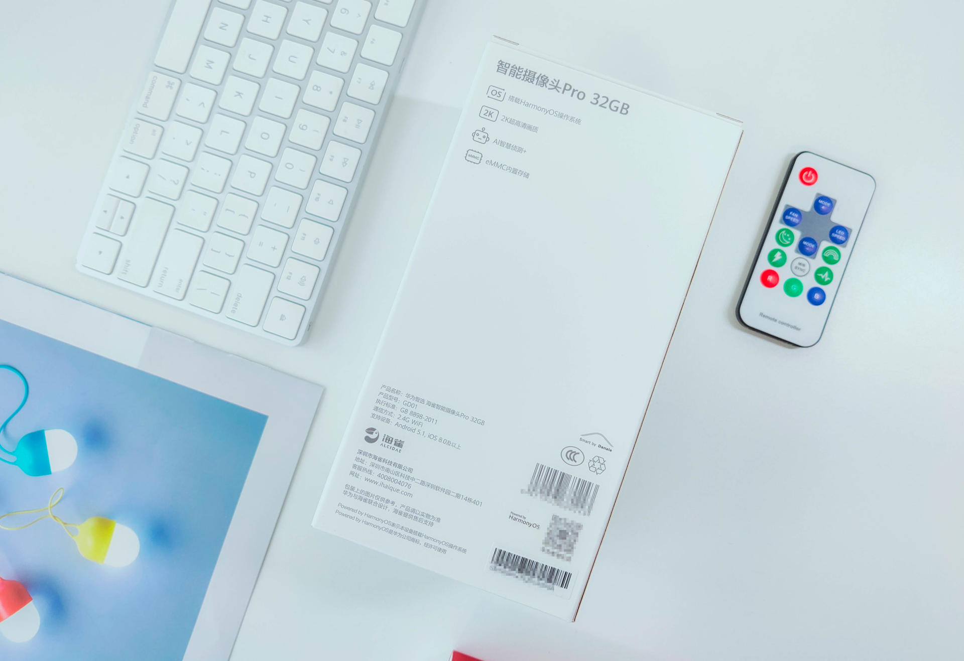 鸿蒙OS+海思芯片，华为智选海雀摄像头Pro评测：一碰即连