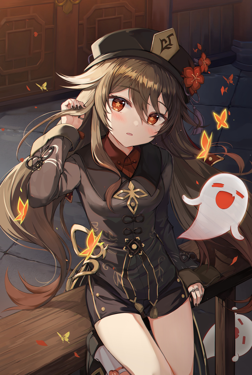 原神壁纸3 今天是胡桃和霄宫的专场 Mp头条