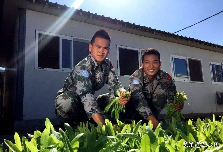 非洲人吃不饱饭埋怨土地差，看到中国维和士兵