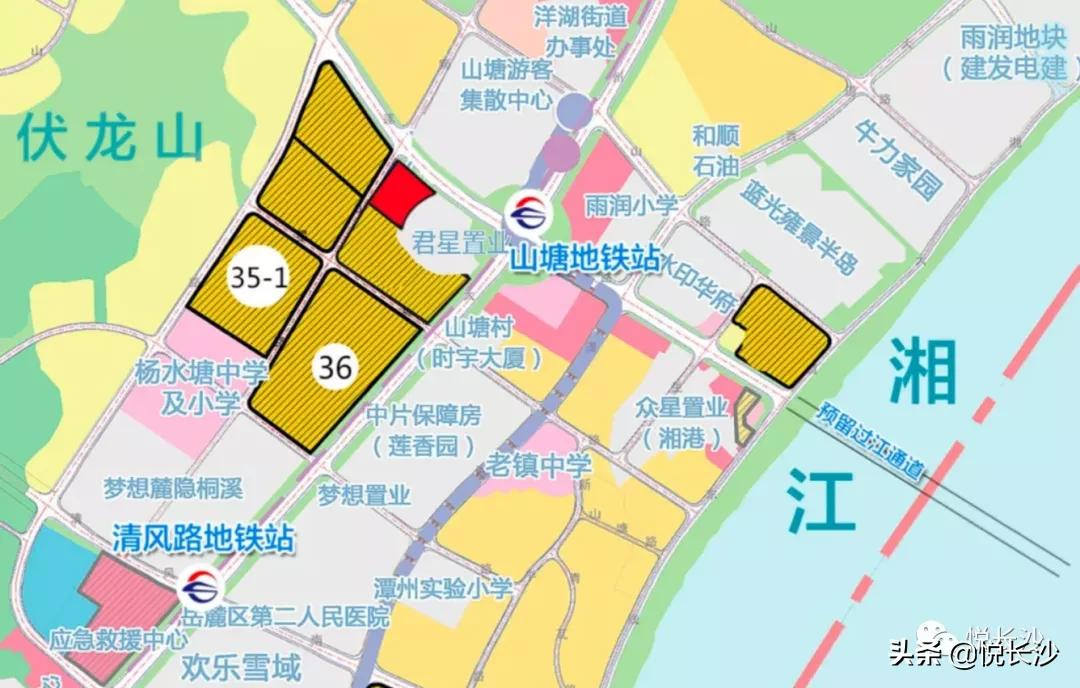 长沙杨水塘中学规划公示，预计年内启动建设(图3)