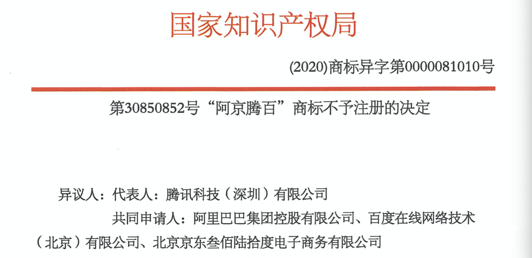 被异议的45个商标