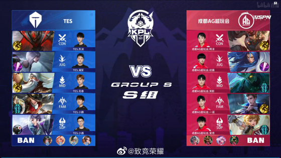 王者荣耀KPL：手法队后劲不足，成都AG超玩会让二追三战胜TES