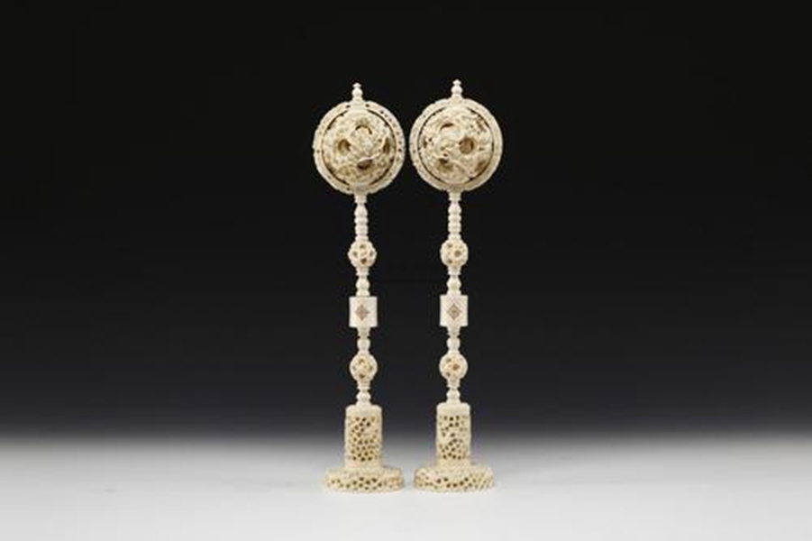 中日象牙球同现万博会：中国的惊艳世界，日本