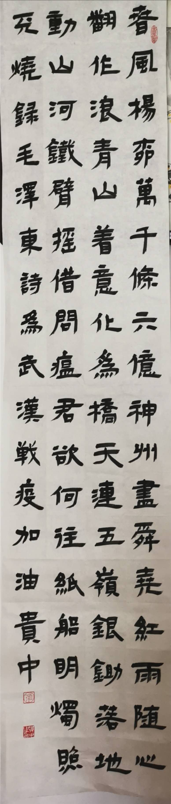 武汉市江岸区社区治理防疫宣传——诗 书 画 展