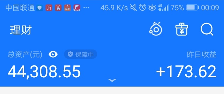 朋友们  请过来   看我基金昨天赚多少钱