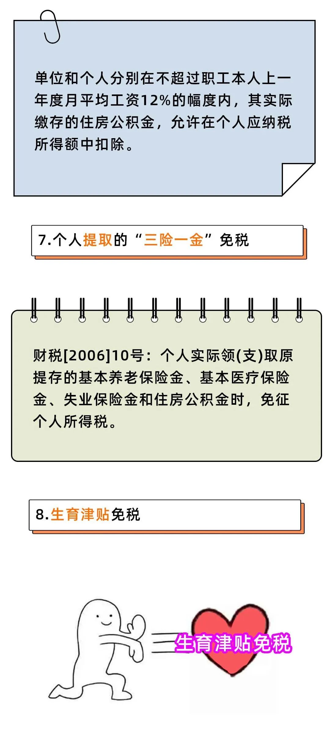 个人所得税，免征！这33种情况通通不用再交个人所得税了