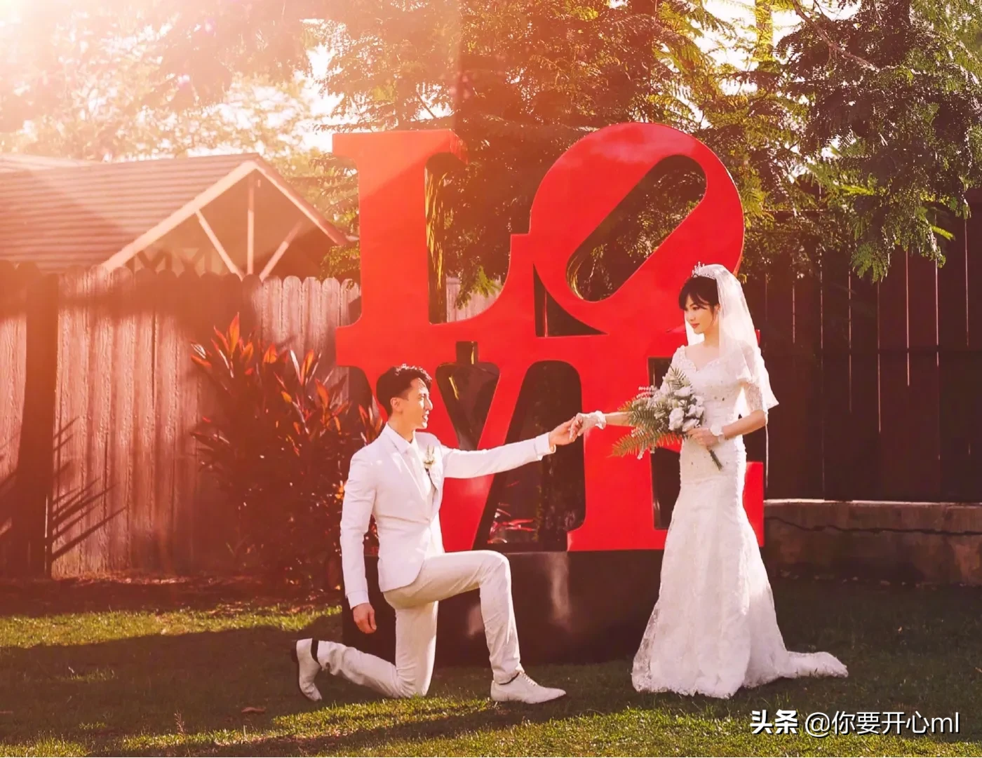 吴尊林丽吟婚纱照曝光，网友说吴尊有眼光，林