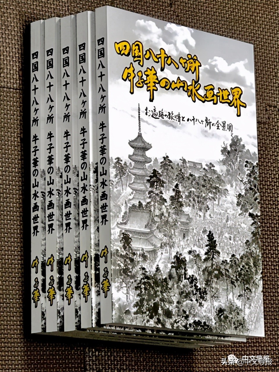 日本爱媛侨团举办“文化自信”中国山水画展