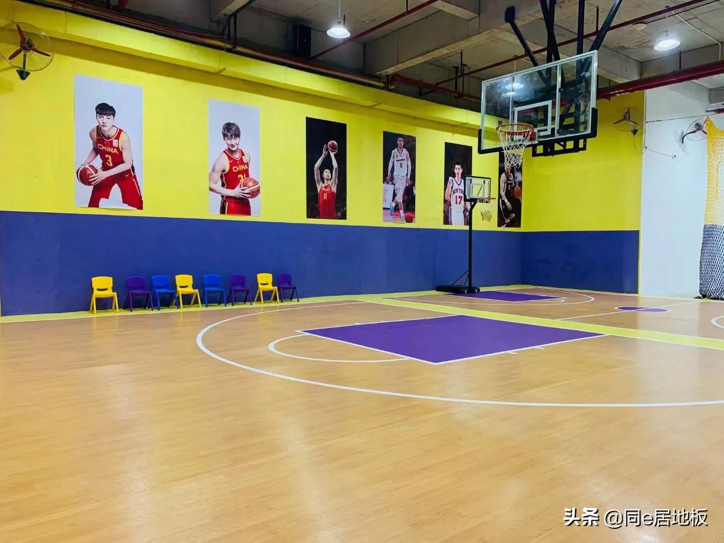 新作少儿篮球场体能训练场运动地板工程