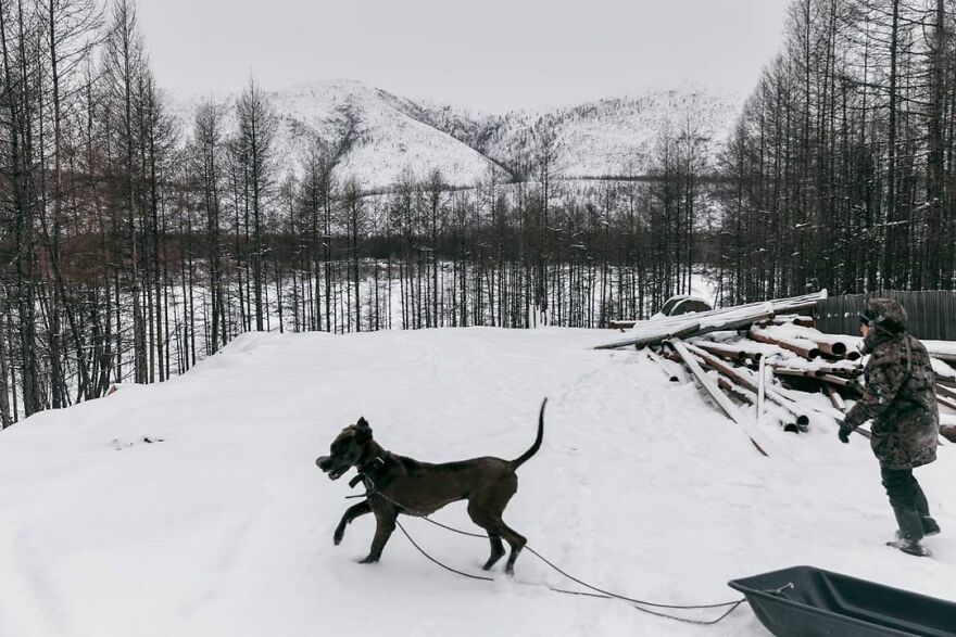 摄影师捕捉了雅库特人民的生活，冬季那里的气温低至-58华氏度