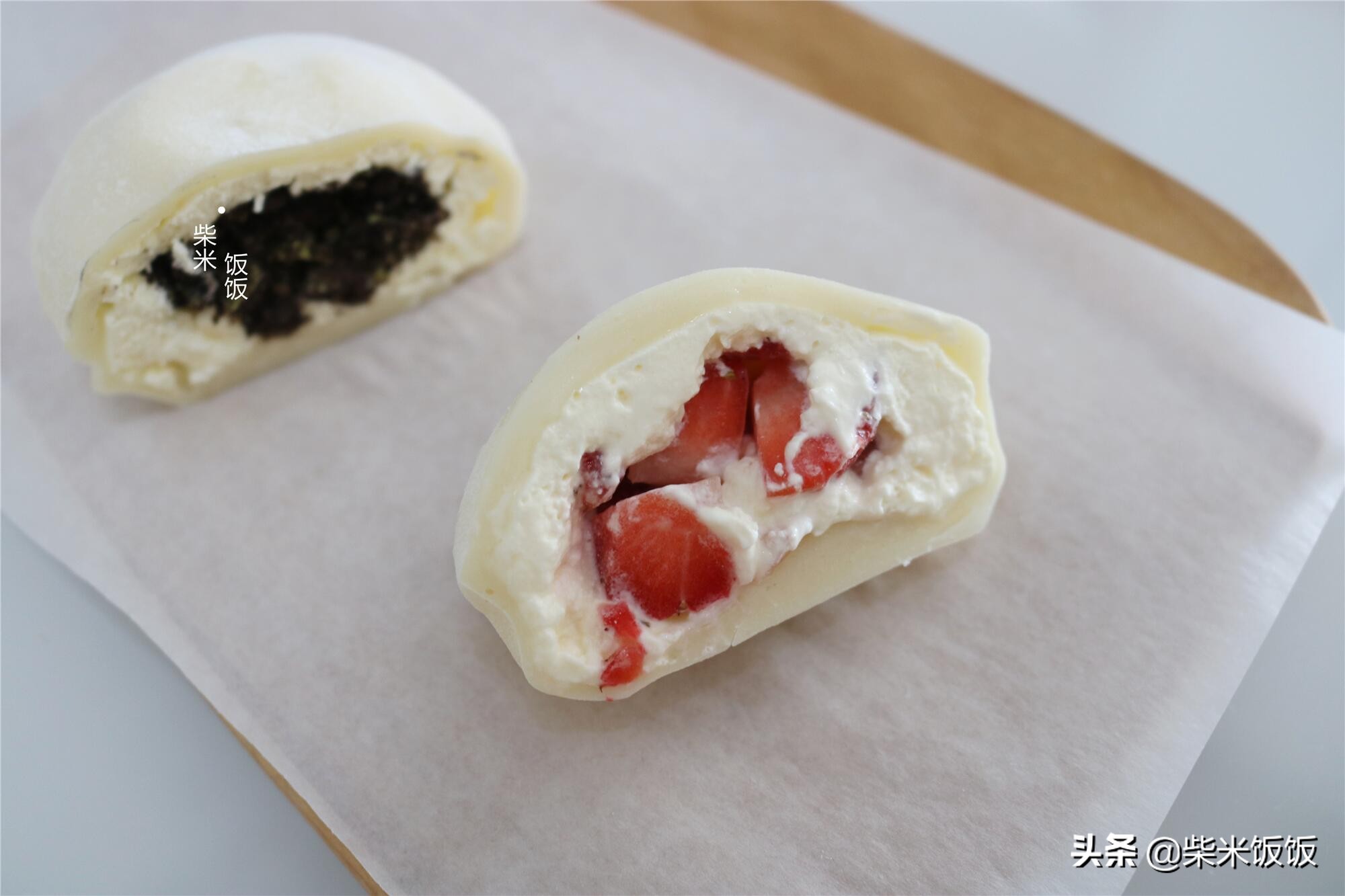 雪媚娘詳細做法，比包子還簡單，細膩好吃，放三天也不會硬