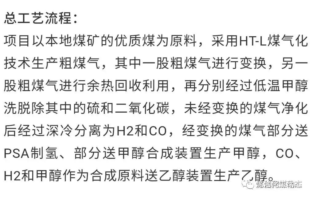 投资50亿元内蒙古煤化工项目首次公示