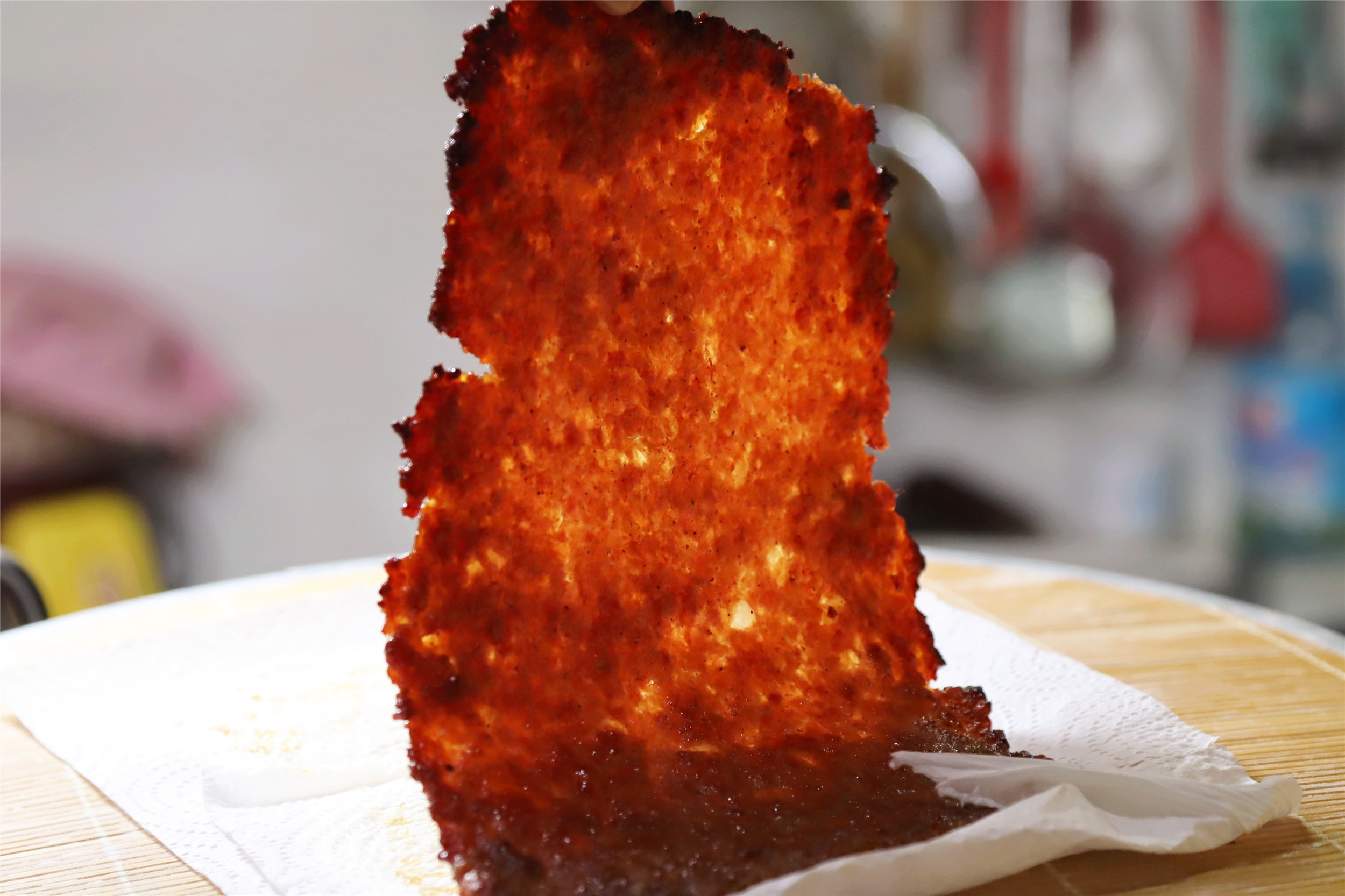 用猪肉做零食，在家自制“猪肉脯”，每一口都香喷喷的，老简单了