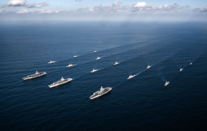 日英美法向西太平洋，所有的信号都指向中国，