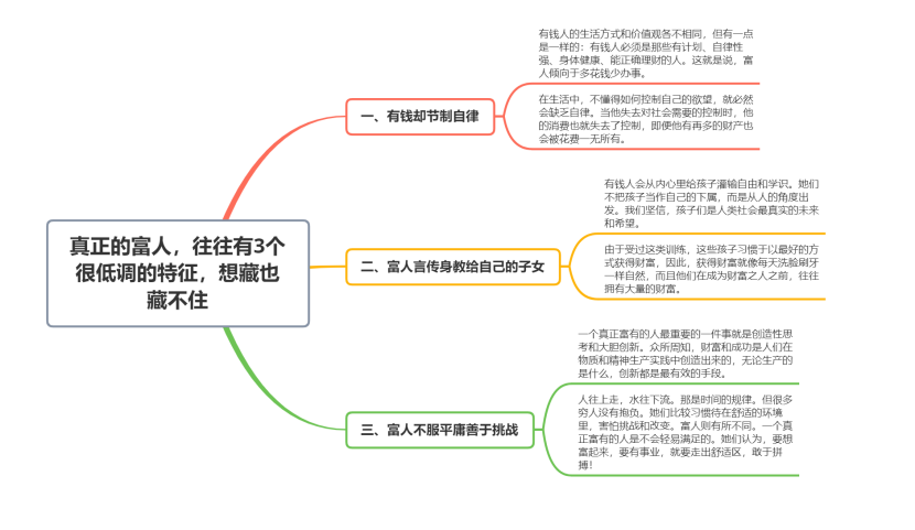 富人定律：真正的富人，往往有3个很低调的特征，想藏也藏不住