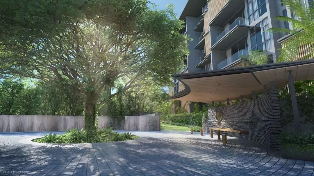 新加坡樟宜地区永久地契高档公寓丨Parc Komo 绿意庭
