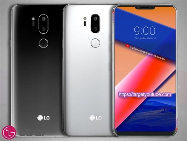 LG G7宣图曝出：又一款有下颌的流海全屏手机