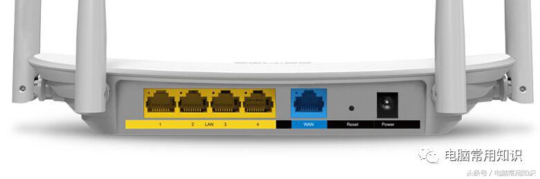 路由器后面的接口该怎么连