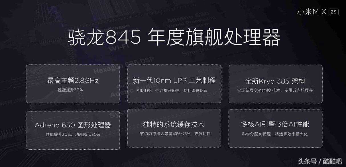 高新科技与造型艺术融合的手机上小米MIX 2S公布 市场价3299元