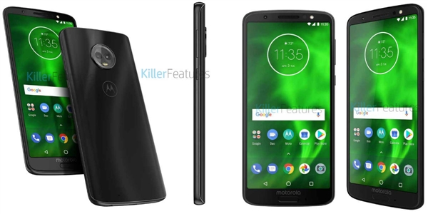 下个月发！Moto G6大家族三款新手机曝出：正脸指纹识别18：9屏、骁龙630 8G