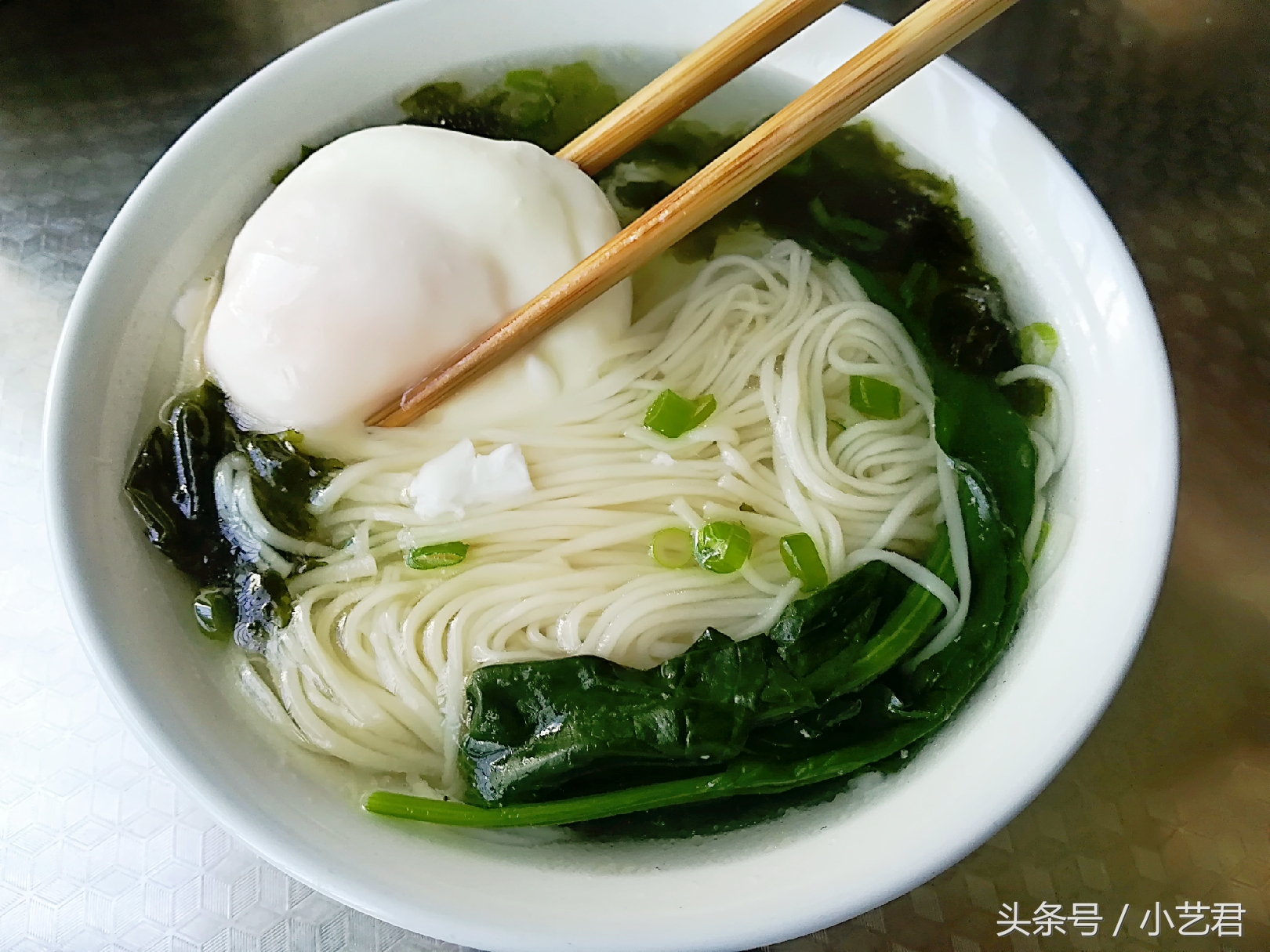 圖片[8]-【荷包蛋紫菜清湯面】做法步驟圖 有蛋有菜 孩子吃了身體棒-起舞食譜網
