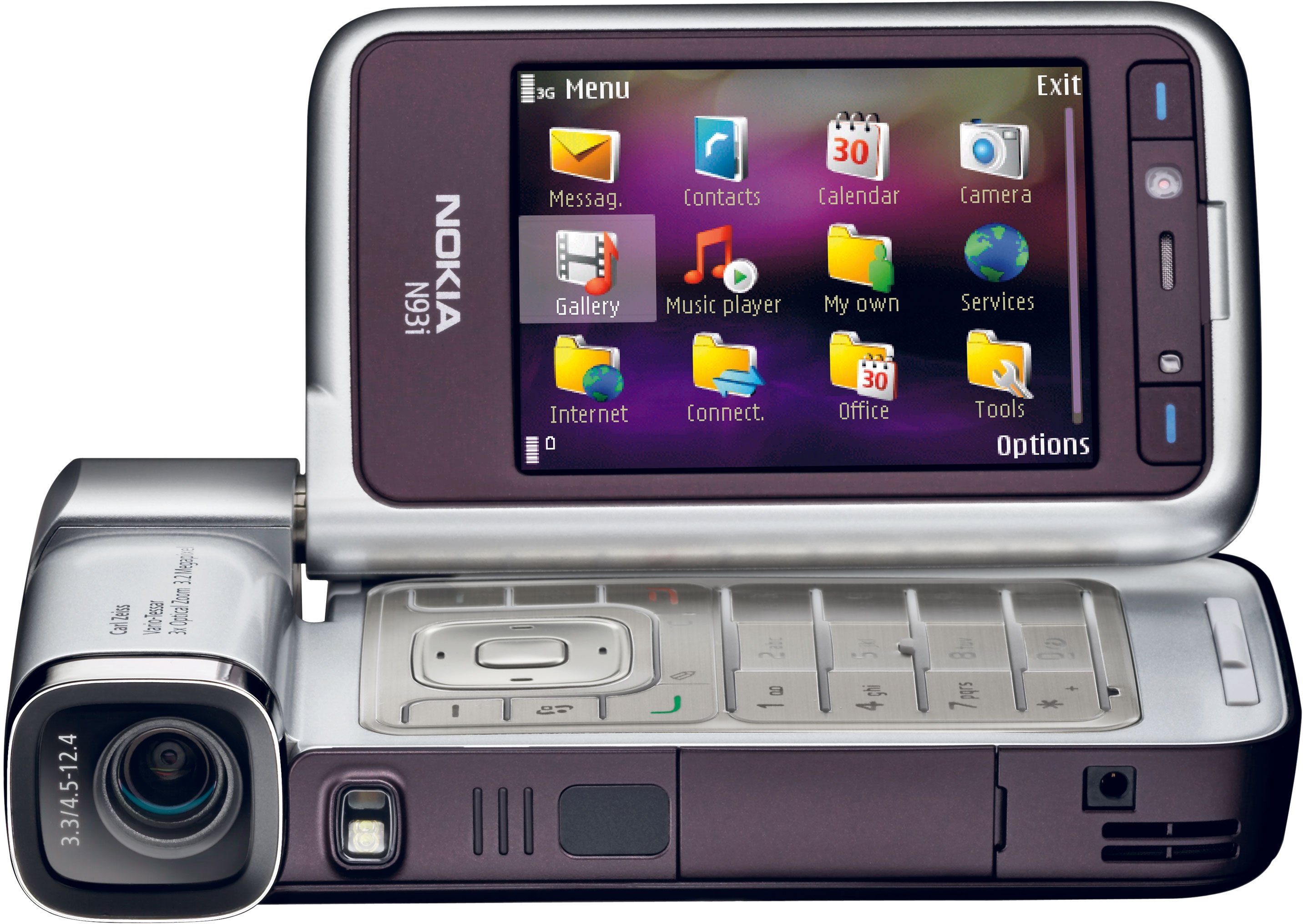 Nokia第一款适用可调式焦距和机械设备快门速度的手机上——N86