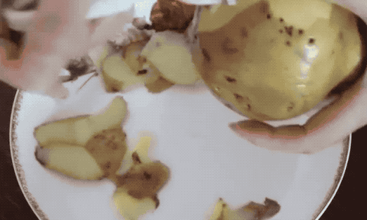 图片[1]-土豆饼做法步骤图 土豆新吃法不用放一滴水简单几步就能做成饼-起舞食谱网