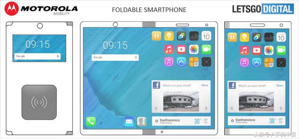 摩托罗拉手机获新专利权 折叠屏手机秒变平板电脑