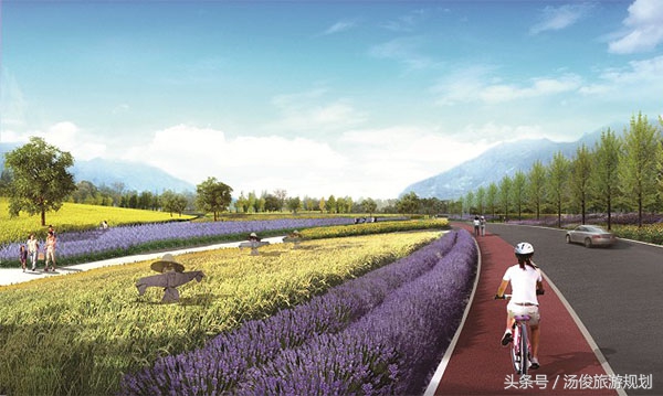 道路绿化设计中植物配置模式~