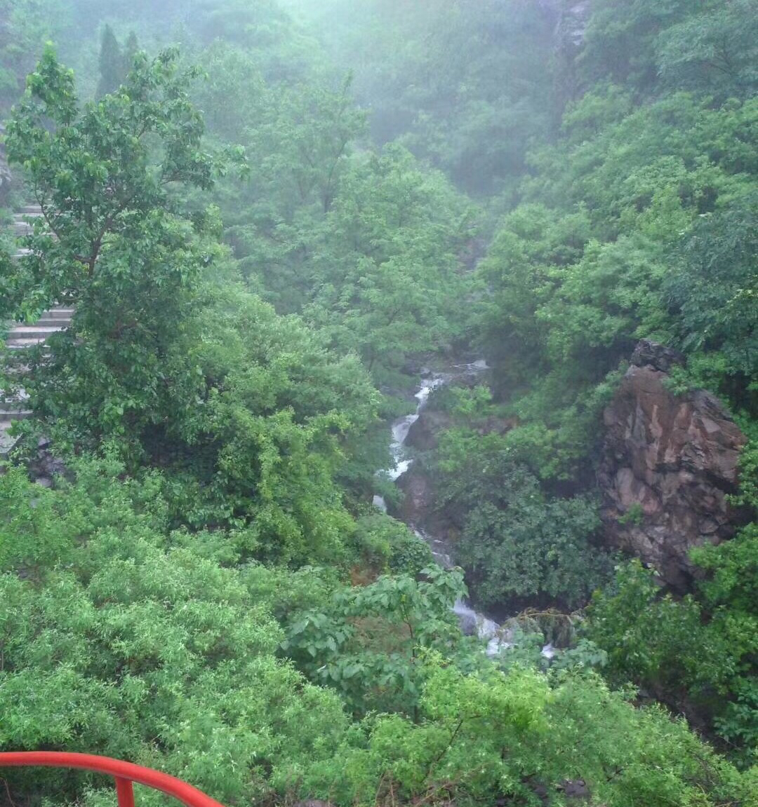 旅游景点,今日免票啦!(附雨后鹤伴山秀美图)