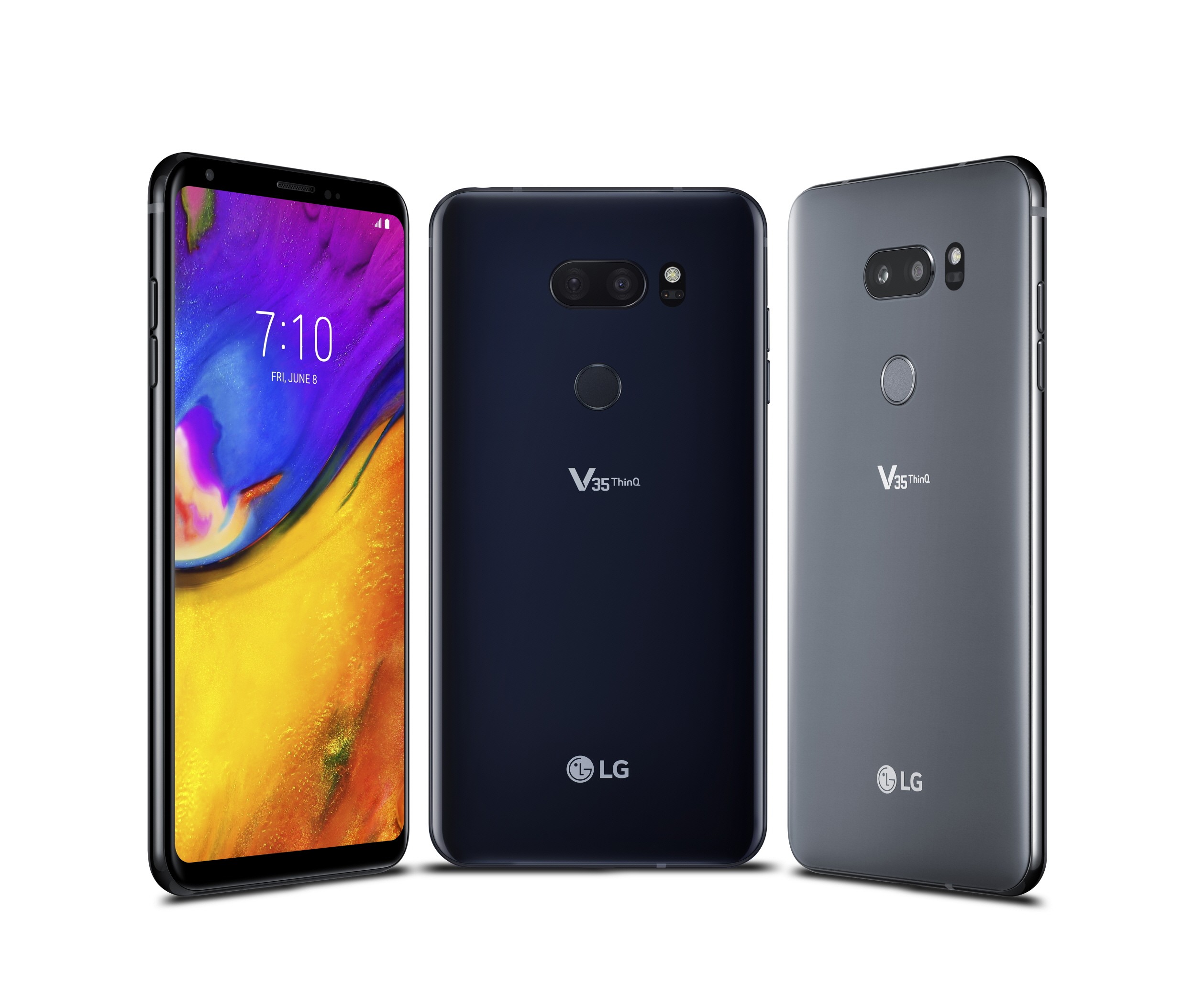 LG V35 ThinQ公布：骁龙845 全面屏手机，无流海盛赞