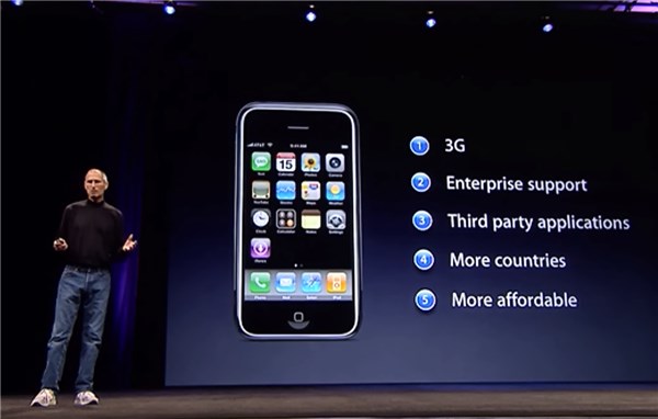 十年了，史蒂夫乔布斯公布的苹果iPhone 3G也有人记得吗