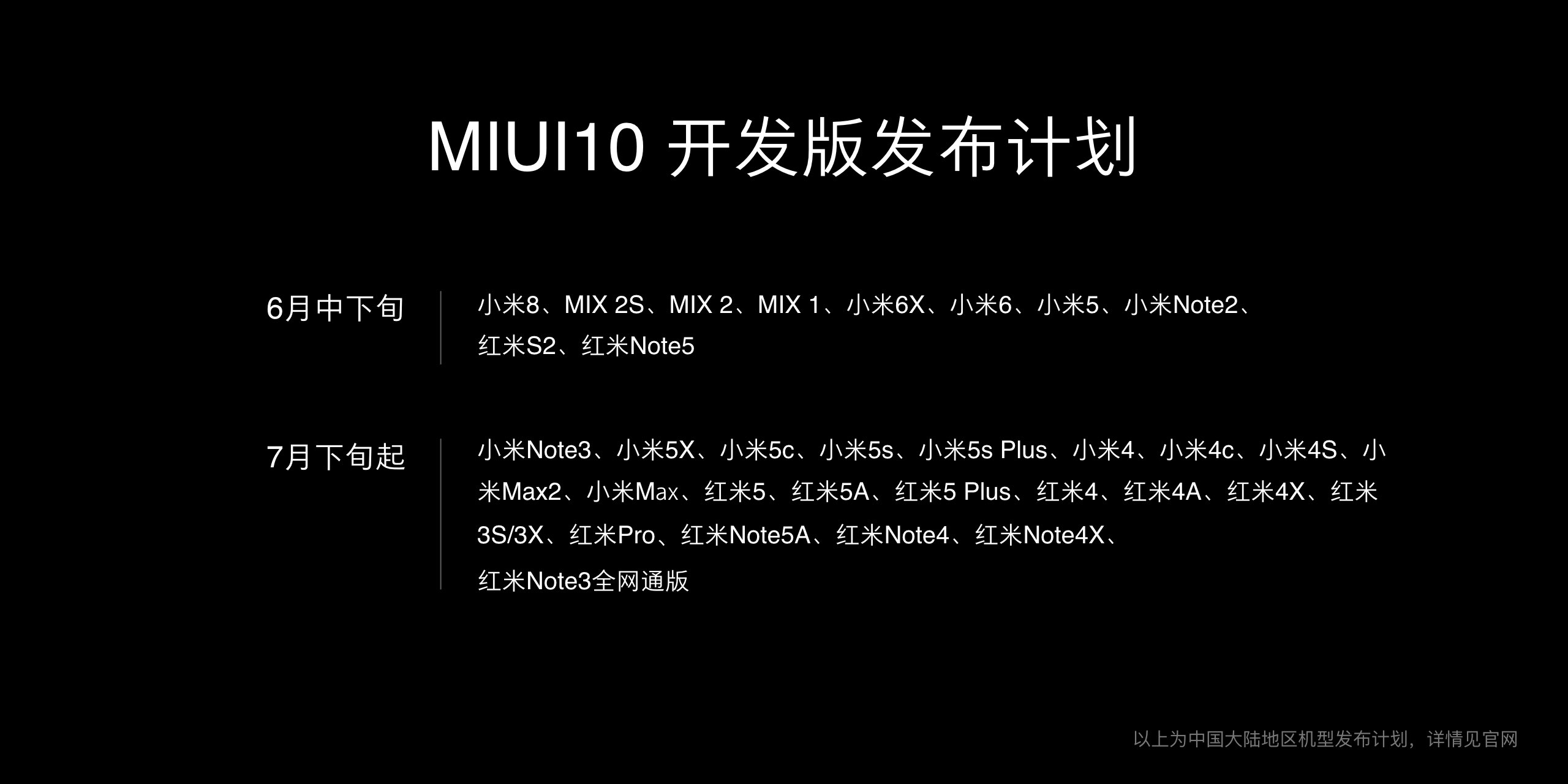 飞速！小米MIUI 10首测开发版公布：十款手机可以升級抢鲜