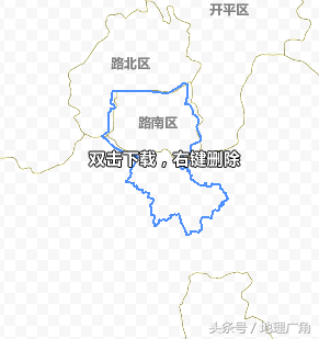 唐山市行政区划地图