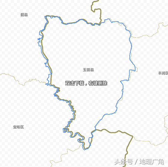 唐山市行政区划地图