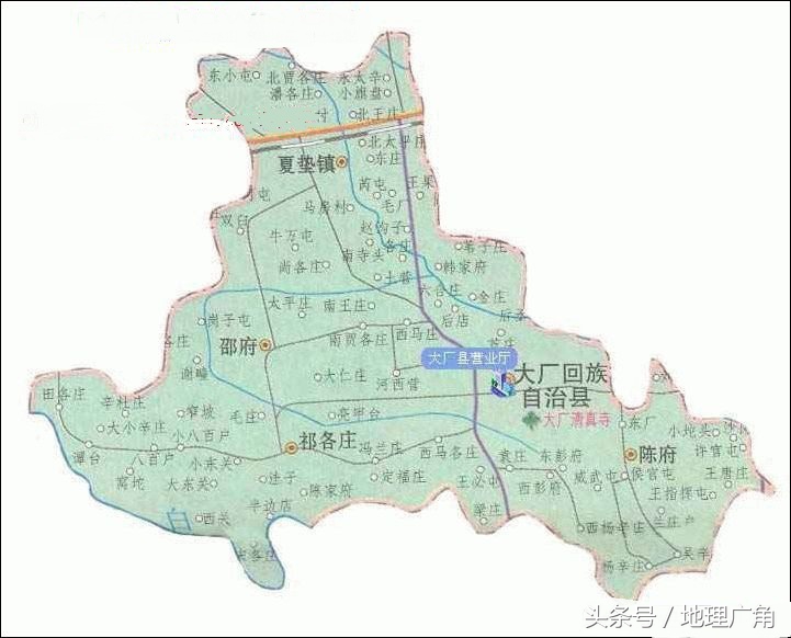 廊坊11个区划图图片