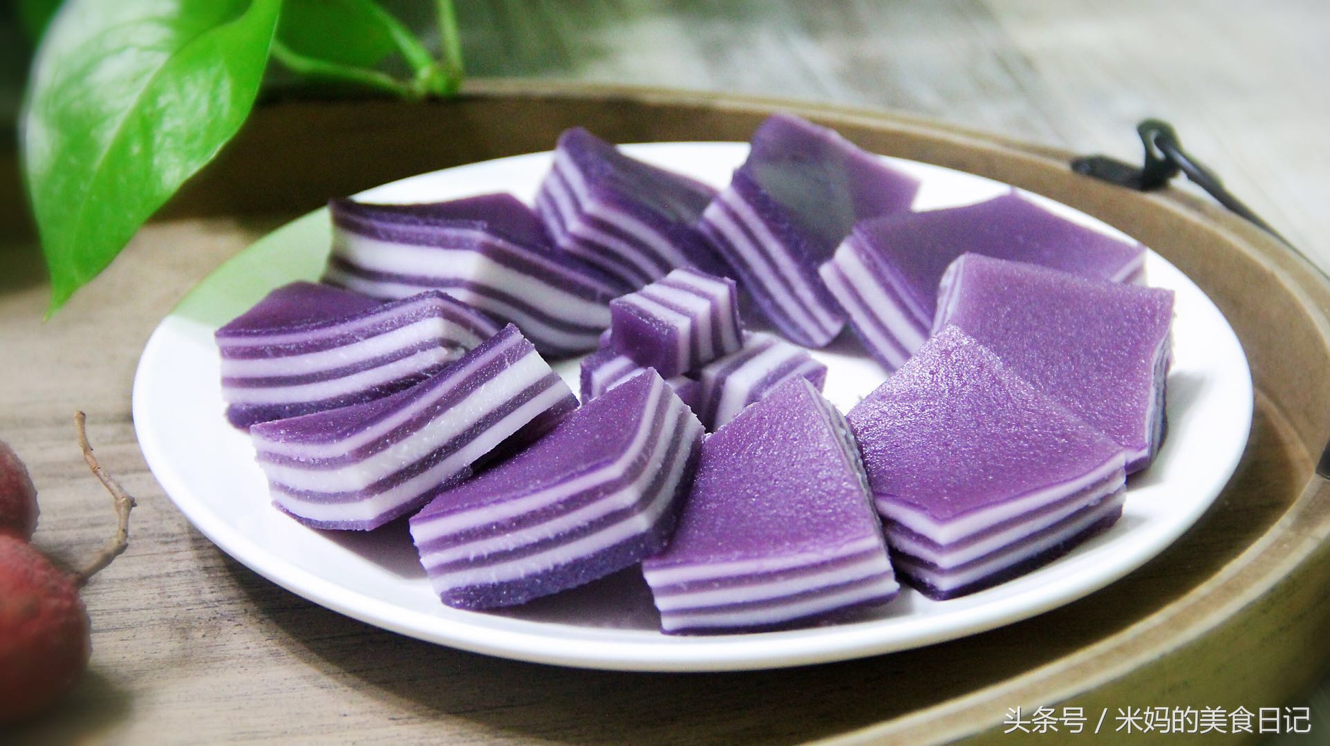 图片[2]-紫薯马蹄千层糕做法步骤图 爽口弹牙又营养健康-起舞食谱网