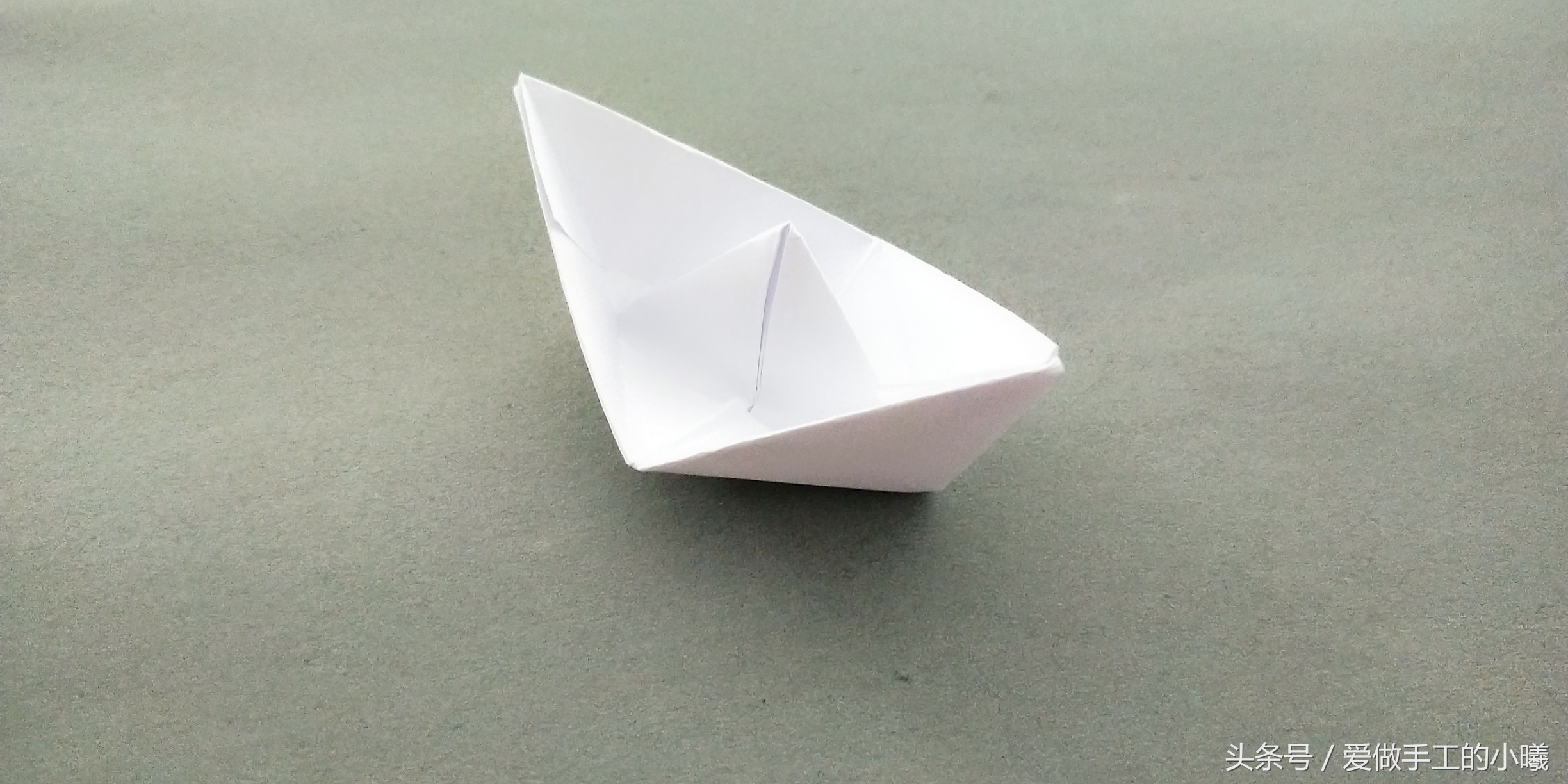 简单小船折纸教程
