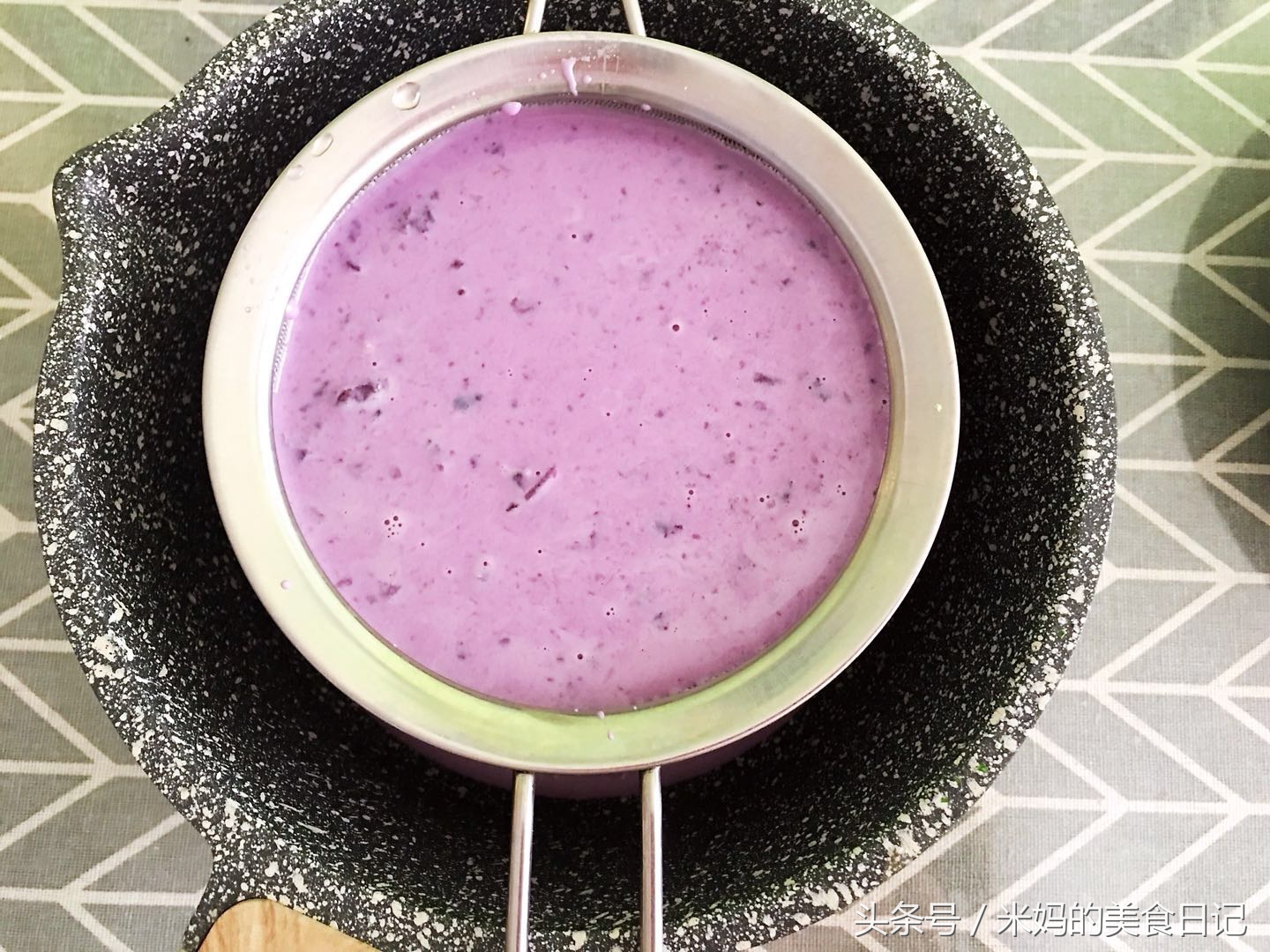 图片[7]-紫薯牛奶方糕做法步骤图  Q弹清凉又营养的甜点-起舞食谱网