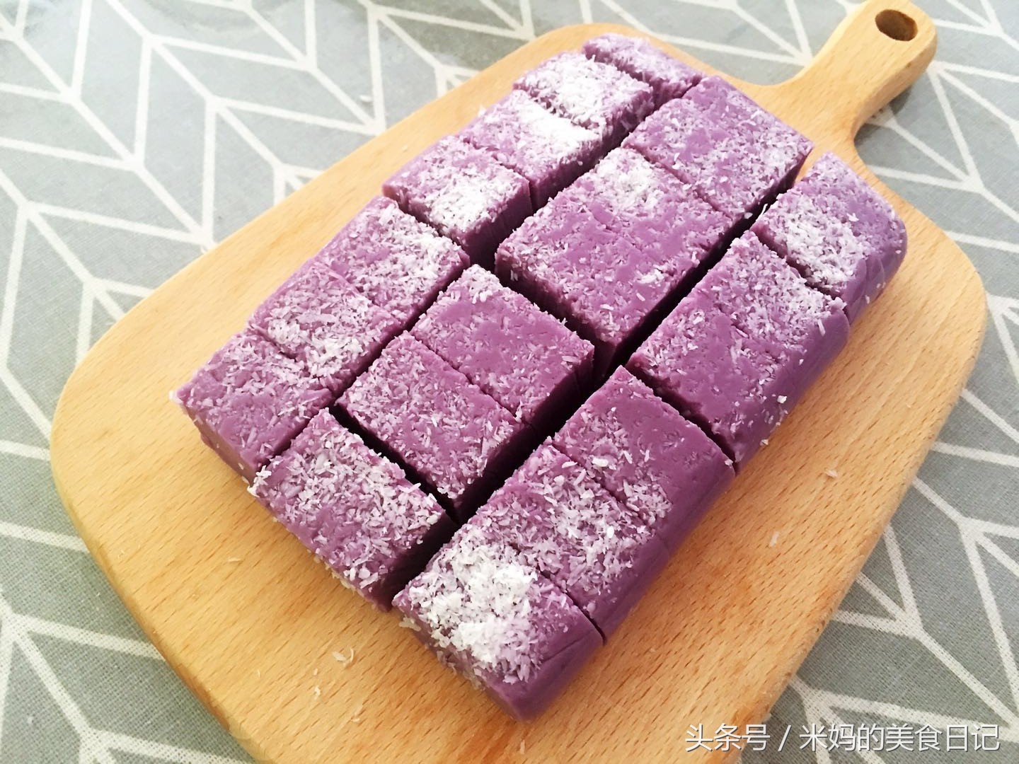 图片[11]-紫薯牛奶方糕做法步骤图  Q弹清凉又营养的甜点-起舞食谱网