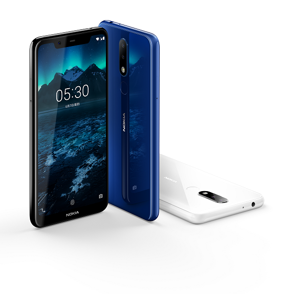NokiaX5公布，MTKP60，流海全面屏手机，999元起