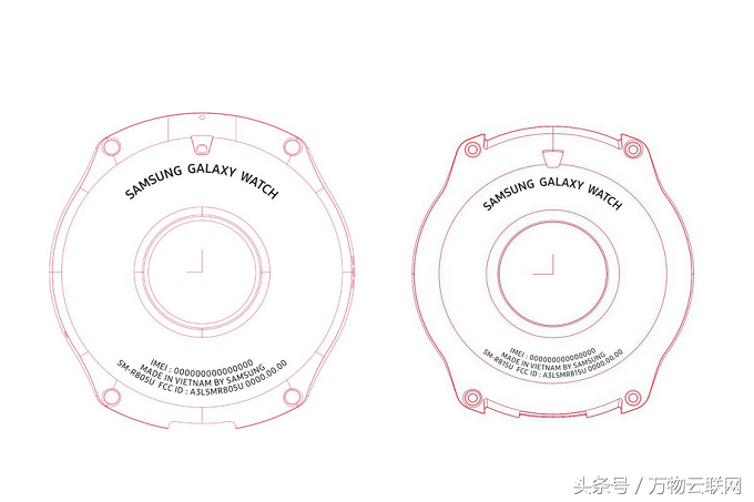 更高的三星Galaxy腕表的显示屏尺寸为1.3英寸，已经做FCC认证