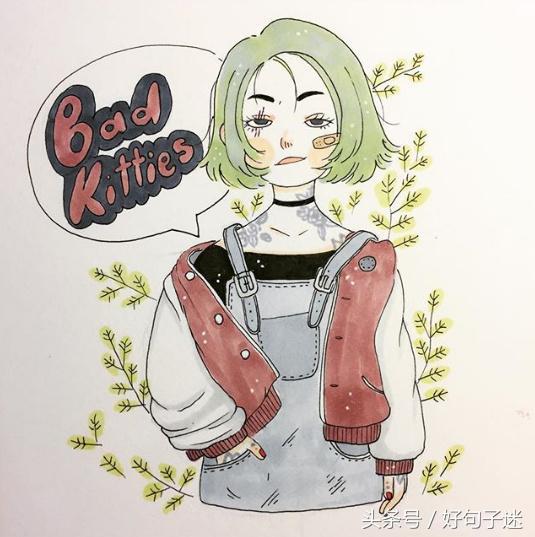 霸气个签女生超拽霸气短句 女生最霸气很拽的说说图片