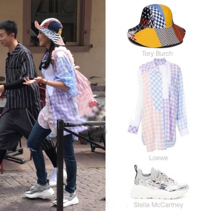 Zhao Wei takes the program on clothes of 30 big shop signs, and what Shu Qi wears is the old Western-style clothes 5 years ago