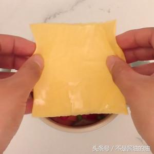 Cup of nutrient breakfast egg