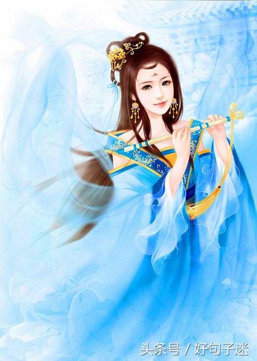 古风的短句 春深花浅笑，秋浓叶忧伤，夜月一帘梦，春风十里情图片