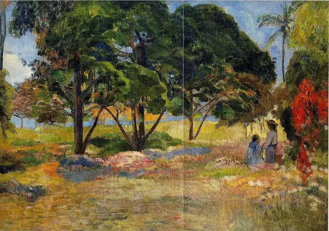 爱在他乡:高更的风景画
