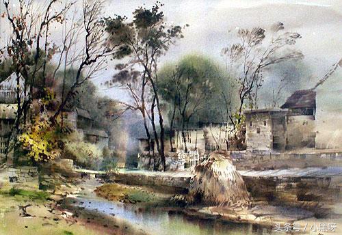 青衿心上意，彩笔画中景——著名画家王绍波以匠心独运的水彩画描绘世俗风情