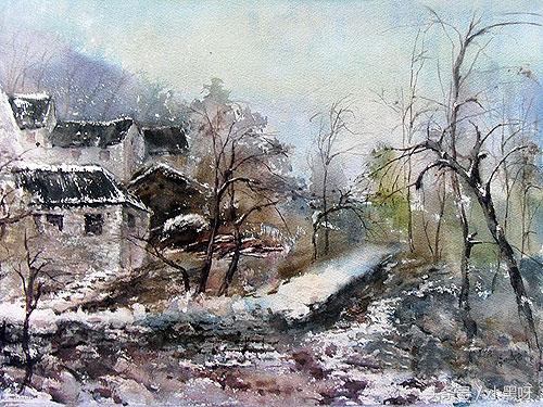 青衿心上意，彩笔画中景——著名画家王绍波以匠心独运的水彩画描绘世俗风情